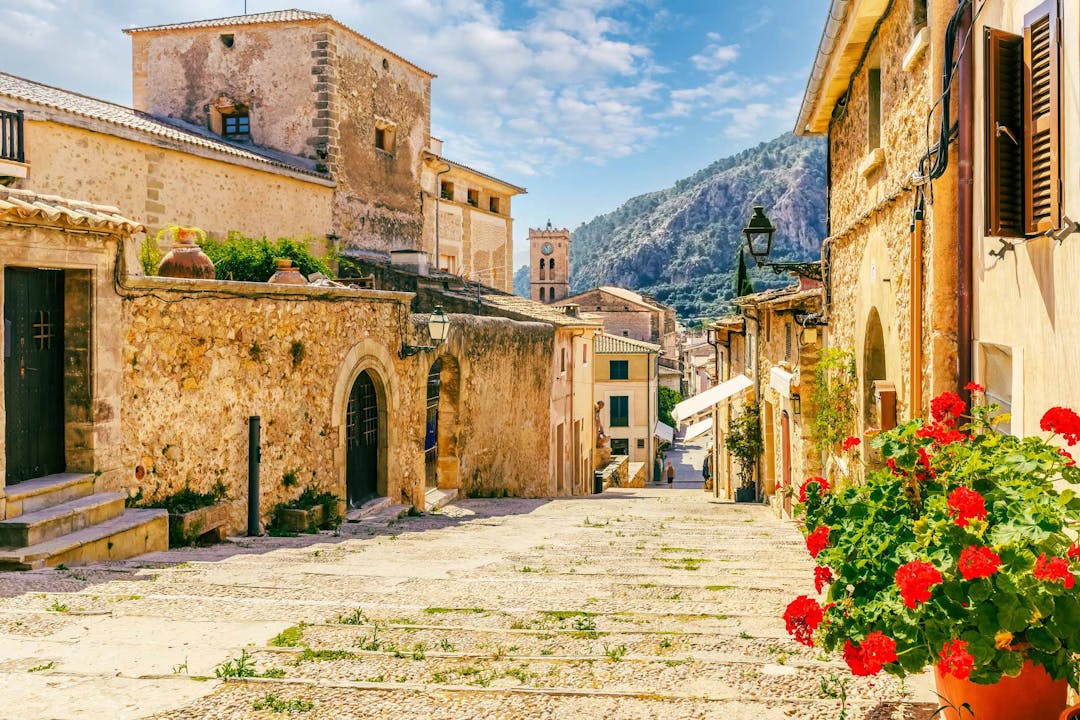 old-village-pollenca-mallorca-GettyImages-1329625616