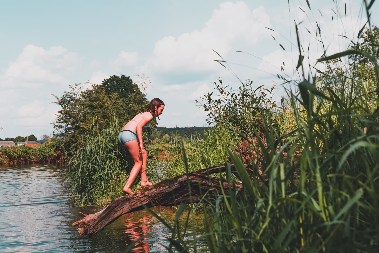 wildzwemmen op de lesse