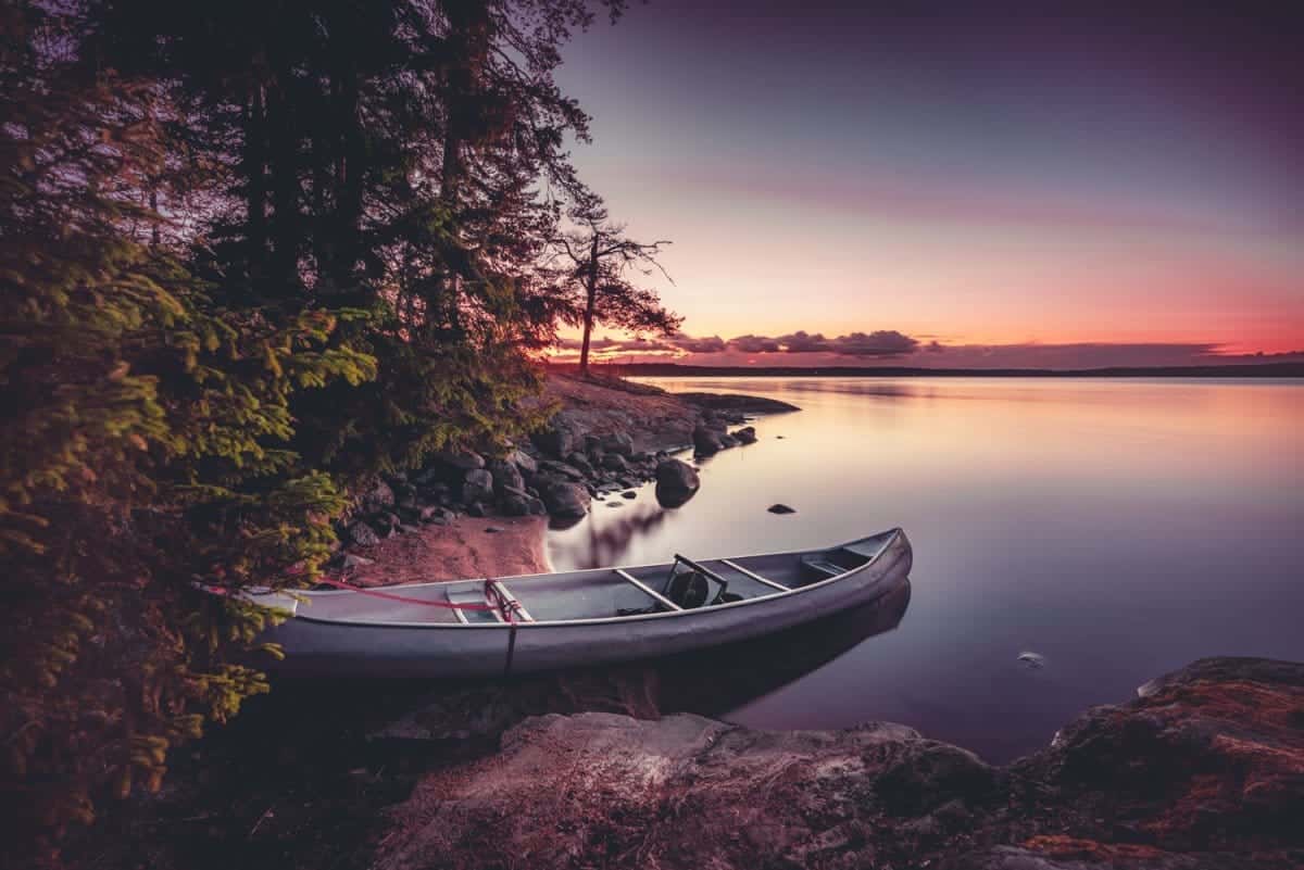 Kanotochten en wildkamperen in Zweden. Jag älskar det!