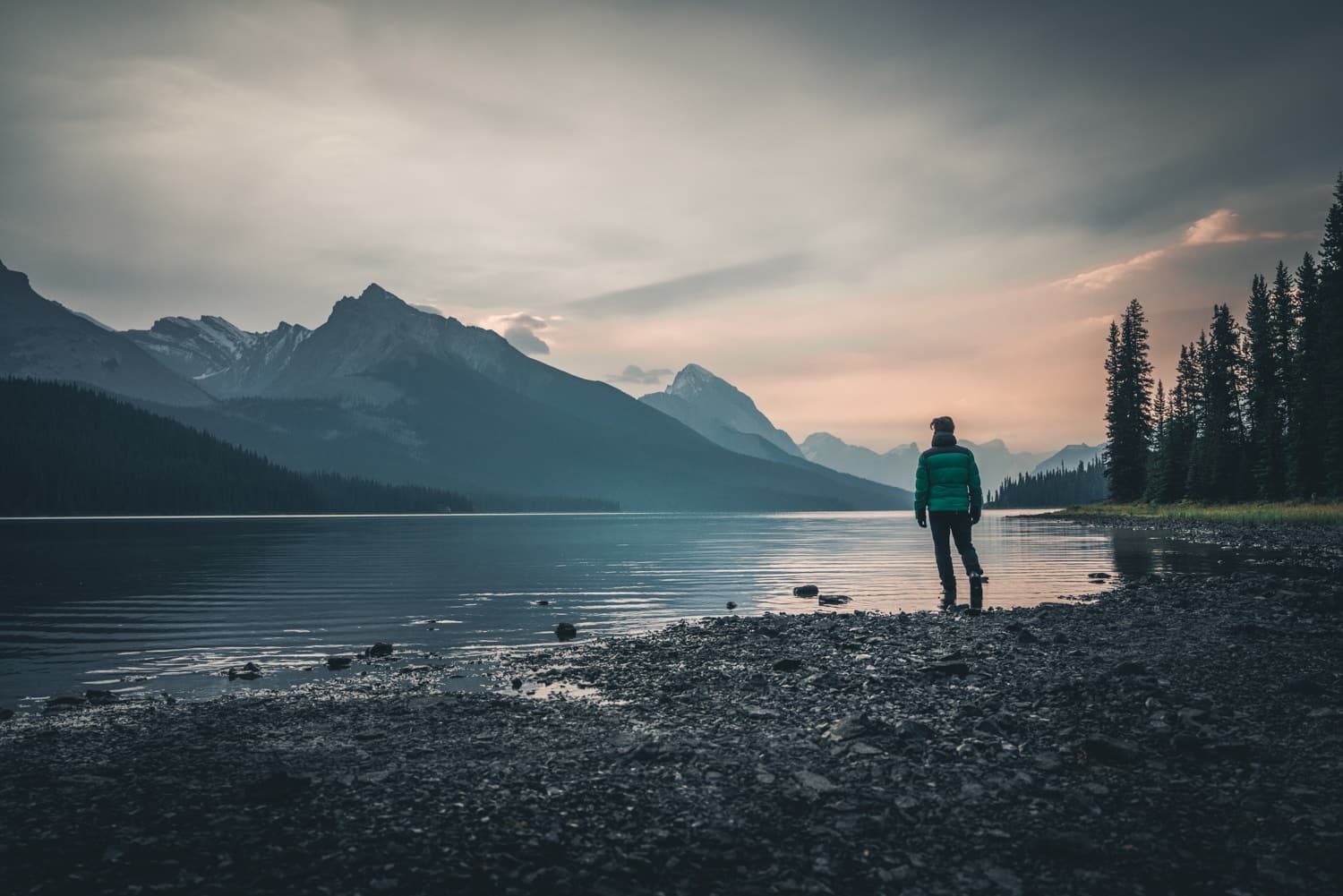 maligne lake roadtrip canada