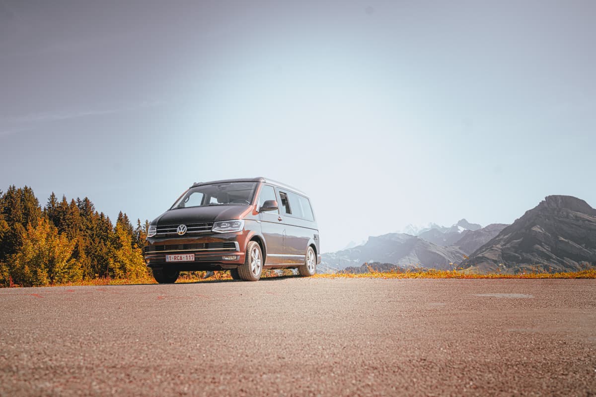 kamperen roadtrip mont blanc